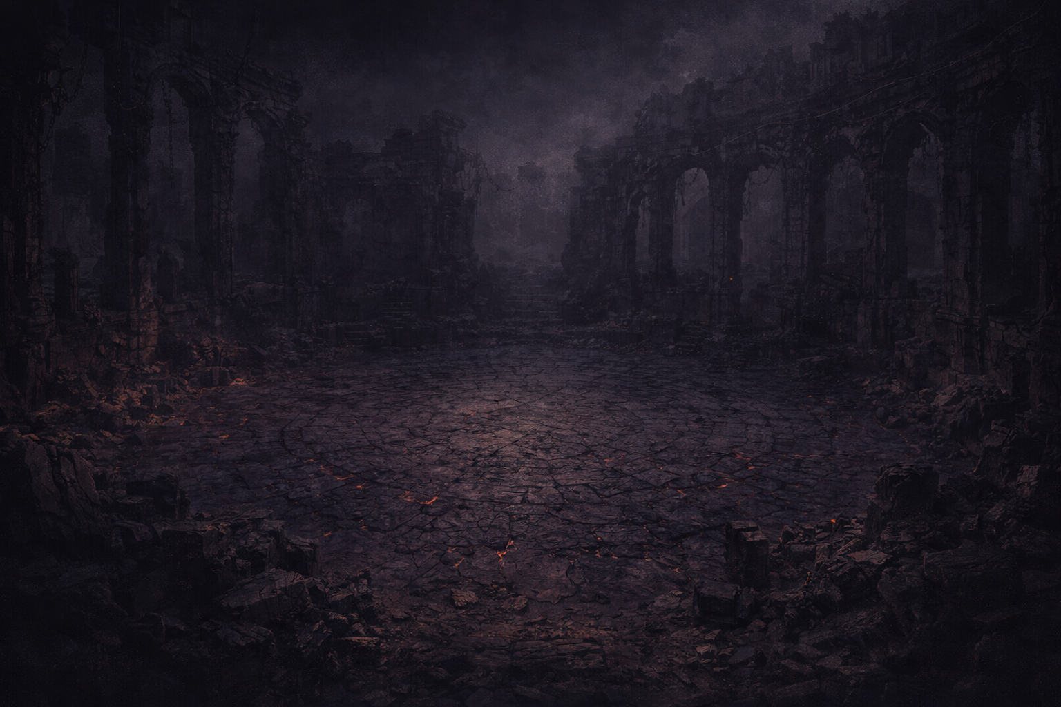 A vast arena carved from ancient stone